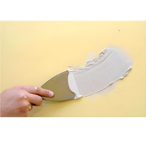 Esdee Paints Interior, Ready-to-Use DIY Wall Flexible Acrylic Putty, Excellent Bonding & Smooth Finish, Easy Application for Home & Office Walls,High Coverage, Ideal for Cracks & Holes (1 KG), White