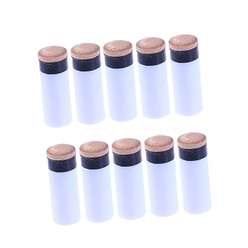 NAMOARLY American Billiard Ferrules Tips 15pcs Billiard Stick Replacement Parts Set