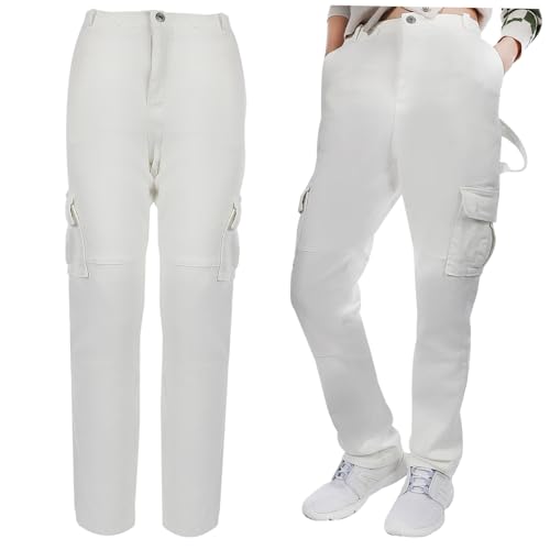 Pantalon cargo femme haute confortable pour éviter les vêtements serrés en voyage S