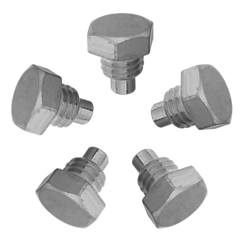 GRIRIW Car Floor Jacks Handle Bolts 5 Pack Short Replacement Screws for Jack Rod