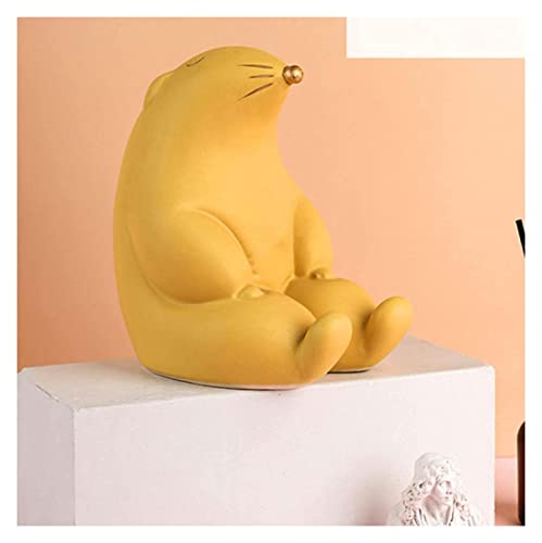 Petites statues de rat mignon au design epure pour decoration de table - 3