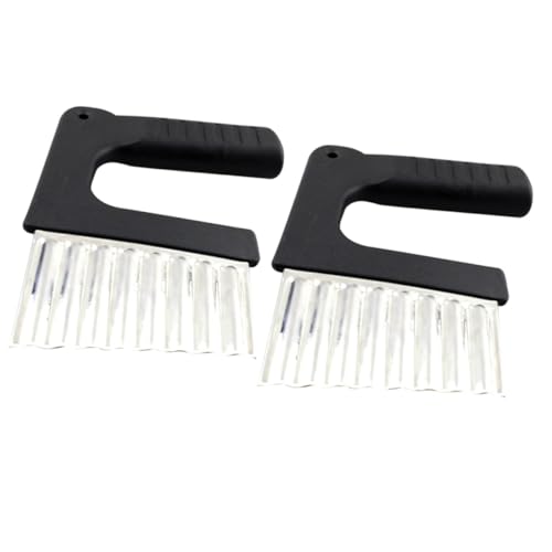 Cortador Ondulado de Acero Inoxidable para Vegetales 2 Pzas miniatura 1