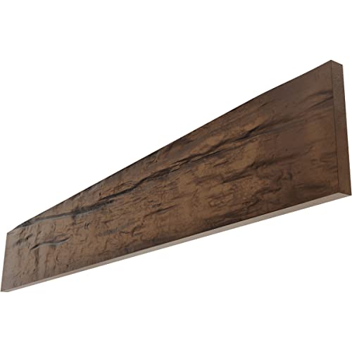 6"W x 6'L x 1"Thickness 1-Sided Riverwood Endurathane Faux Wood