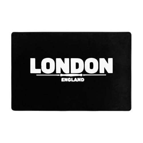 Paillasson Intérieur Londres, Angleterre Tapis De Bain Absorbant Paillassons De Porte Antidérapant Paillasson pour Extérieur Baignoire Chambre 40X60Cm