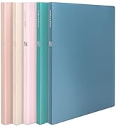 Pack Of 10 A4 Presentation Folders, A4 Project Folders, Presentation Folders, Project Folders, Document Organizer Holder, Plastic, Document Folder, Clear Cover With 2 Holes Binders (5 Colors - View #2