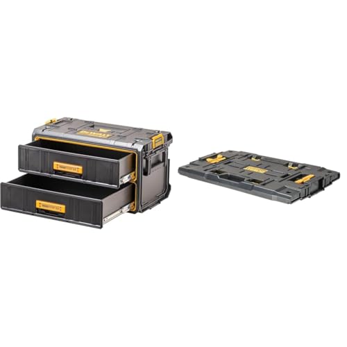 �y�Z�b�g�����z�f�E�H���g(DEWALT) �^�t�V�X�e��2.0 2�i�`�F�X�g �H� ���[�P�[�X �c�[���{�b�N�X �ςݏd�ˎ��[ Tough System 2.0 DWST83529-1 + �^�t�V�X�e��2.0 �A�_�v�^�[ �c�[���{�b�N�X �A�� �A�E�g�h�A D