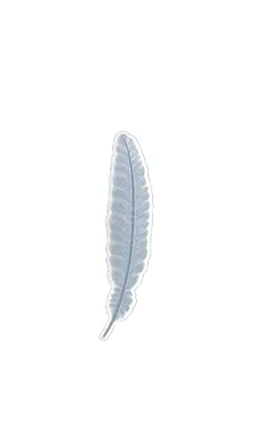 art ranger ® resin art silicone casting mould epoxy mold silicon diy bookmark feather shape (pack of 1, white)