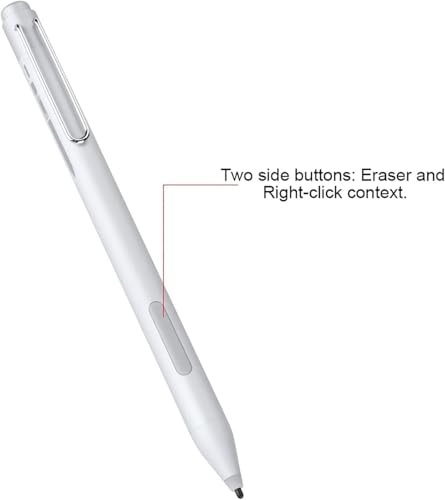 Stylo portable T Sn ve gris argenté compatible Surface Pro 3/4/5 - 3