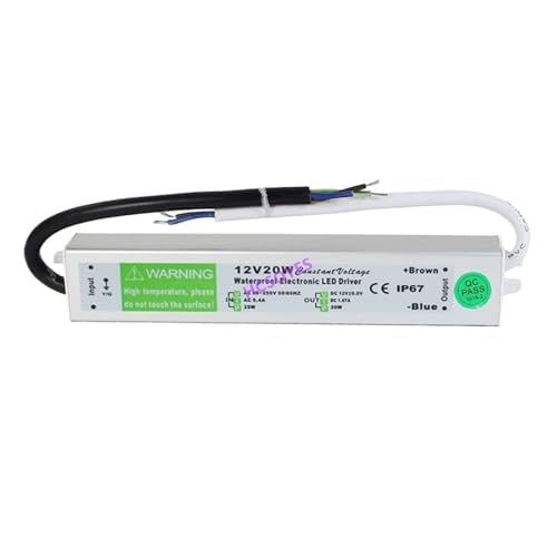 Transformateur LED 24V 20W étanche : finis les clignotements !
