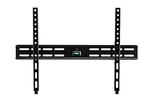 Philips Universal Fixed TV Wall Mount Bracket for Televisions up to 84 Inches and 60 KG – With Integrated Bubble Level and Installation Kit - Compatible with Philips, Samsung, LG, Sony and More