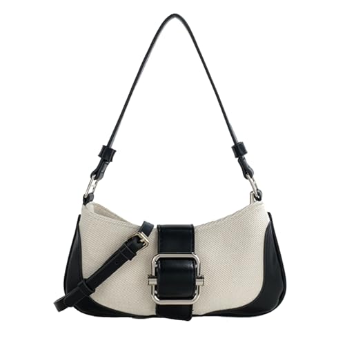Sac bandoulière style vintage doté d'une fermeture éclair robuste