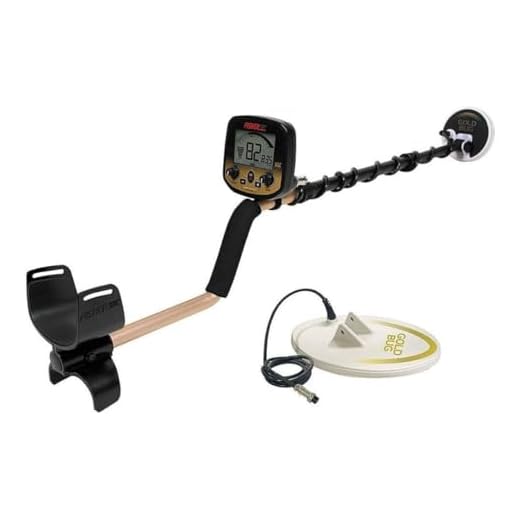 Fisher Labs GOLDBUG Pro Coil Combo Gold Metal Detector with 5 Inch and 10 Inch Waterproof Search Coil, Lightweight, Ergonomic Design, Precise, Easy to Use, Black