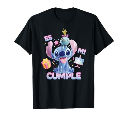Disney Stitch y Scrump "Es Mi Cumple" Regalo Cumpleaños Camiseta
