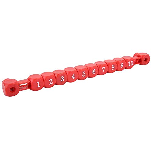 Image of Alomejor 2pcs Table Football Counter Blue Red 10 Numbers Scoring Score Counter Indicator for Standard Foosball Tables