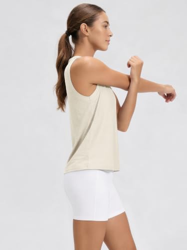 Image of ODODOS Women's Performance Tank Ultra Soft odSTRATUM Tech Sleeveless Tee Shirts High Crew Neck Pullover Top