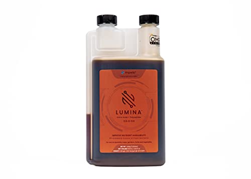 Impello Lumina - Organic Amino Acid Fertilizer - Nitrogen Fertilizer for Plant Nutrition - Organic Plant Food - Highly Concentrated (1000ml)