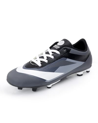 Image of Bacca Bucci Mens inchStrike X inch Firm Ground Football Shoes|Lightweight Soccer Cleats with High-Traction Studs