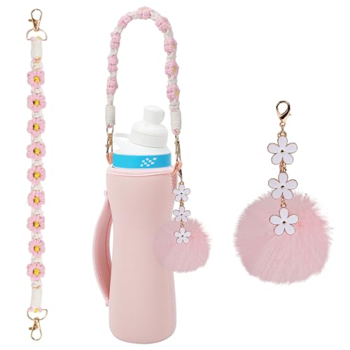 SLEILIN Upgrade Your Hydration Experience with Cirkul Accessories: Sleek Cirkul Water Bottle Sleeve, Stylish Cirkul Charms, Durable Straps, Handy Bottle Handle & More