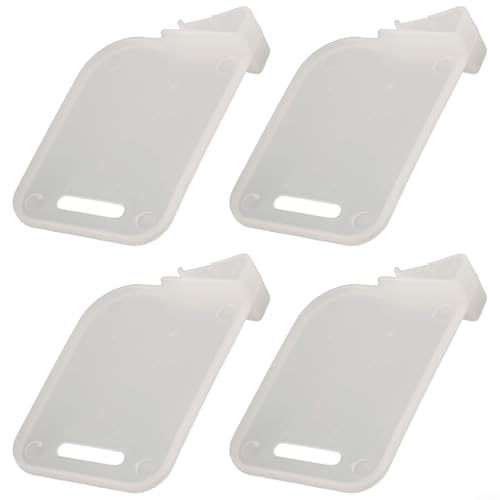 Yelvera Paquete de 4 tableros de partición para refrigerador para organización de estantes de puerta para mantener botellas de almacenamiento de cocina y artículos en su lugar