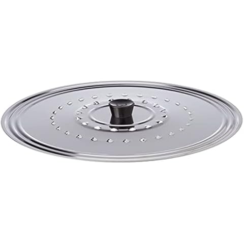 Ilsa Tapa INOX de 30 cm en color plateado con mango de inox Cover