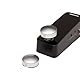 D’Addario Accessoires XPND Footswitch Topper für Gitarrenpedal - Knopfkappen für Effektpedal Gitarre - Silber, 2er-Packung