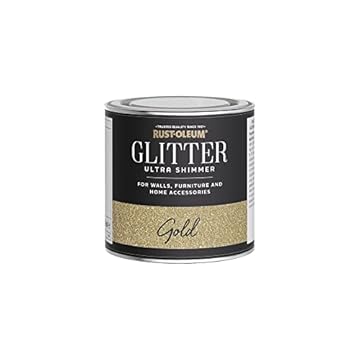 Rust-Oleum Glitter Ultra Shimmer Gold 250ml, Gold Ultra Shimmer (RO0290002F1)