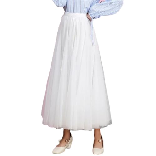 Women Tulle Maxi Skirt Fall Summer Mesh Party A-Line Skirts Suitable Fall Summer Ideal for Party Wear