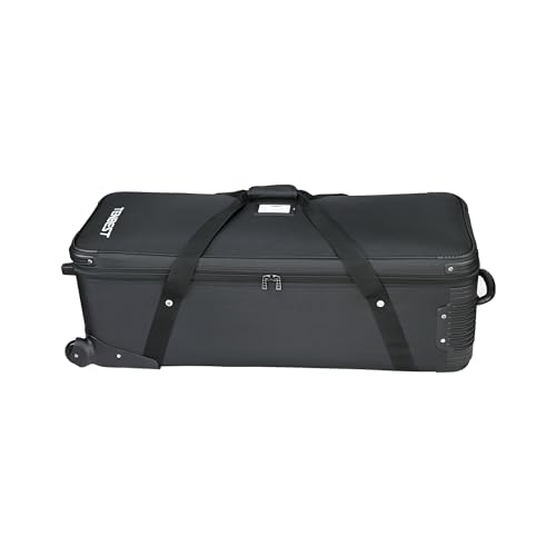 TENBEST 39"/100cm Rolling Camera Bag for Photo and Video Gear, Photo Studio Trolley Case, Camera Bag with Wheels for Studio Lights, Light Stands, Tripods, Trade Show Case