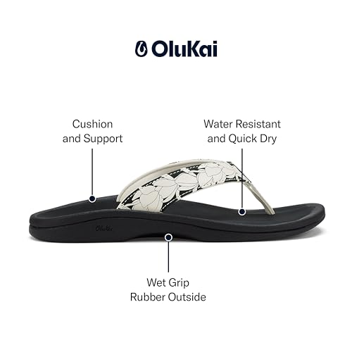 Image of OluKai Ohana Women's Sandals, Water Resistant Flip Flops with Arch Support