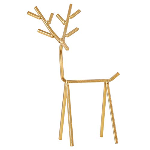 Présentoir à bijoux en fer forgé en forme de cerf