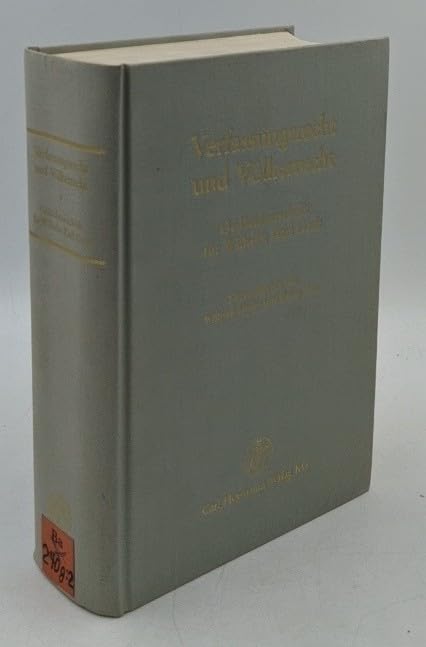 Verfassungsrecht und Völkerrecht: Gedächtnisschrift für Wilhelm Karl Geck