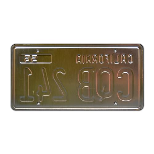 Christine | CQB 241 | Metal Stamped License Plate