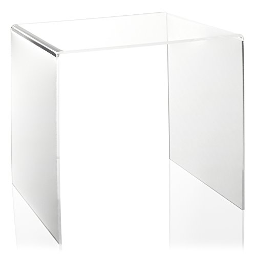 Support plexiglas transparent 25 cm présentoir vitrine chevalet livre