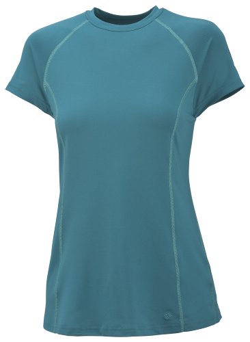 Camiseta Columbia Triton Time Shelf Rashguard de manga corta para mujer