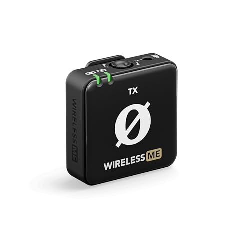 Transmisor inalámbrico Rode Wireless ME TX con adaptador de mano verde Interview GO y cortavientos de espuma — Micrófono clip-on de 24 bits Serie IV para entrevistas, reportajes, cobertura de eventos y bodas miniatura 2