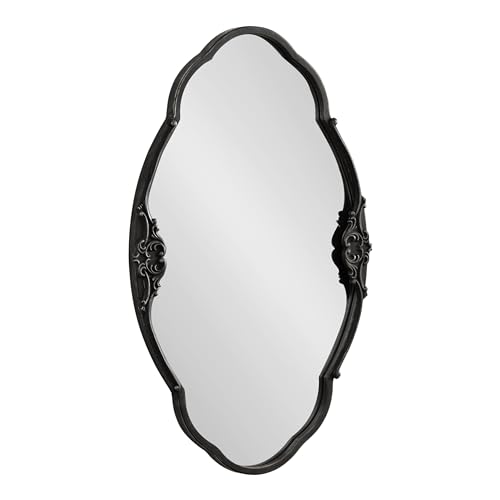Kate and Laurel Novella Vintage Glam Ornate Mirror; 30 x