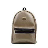Mochila THIGOLINE Feminina em Couro Sintético - M-120 - Dourado