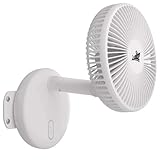 ZOIZ Ventilateur mural pour RV/voiture/yacht : rotation de la tête à 180°, inclinaison ...