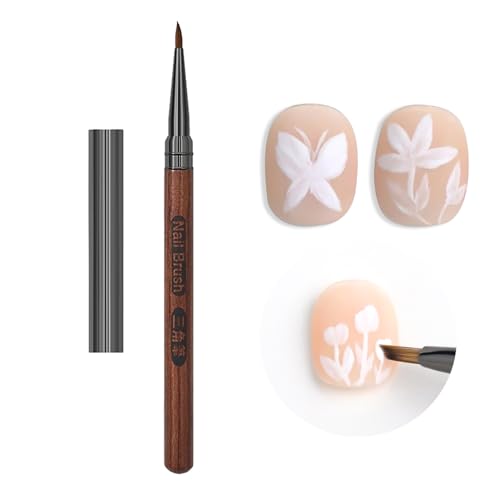 JUNENTER �Ԃт�ƒ���`�����߂̃l�C���u���V�i�O�p���j�A���G�p�̐��ʊG�M�A�A�N�����G�M�A�l�C���|���b�V���f�U�C���c�[���A�l�C���A�[�g�p�̃l�C���y�� - 1�p�b�N