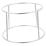 STOBAZA Edelstahl Meeresfrüchte Doppel etagere Servierständer Praktischer Tellerhalter Buffet Präsentation Für Restaurant Imbiss Zuhause