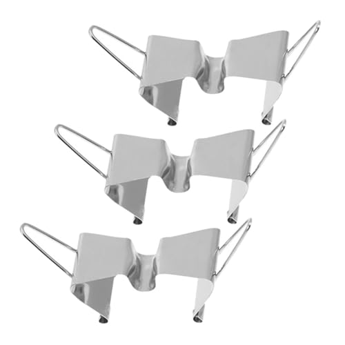 HAPINARY Art Supply 3pcs Oil Painting Canvas Clips Metal Frame Holder Stainless Steel Clamp