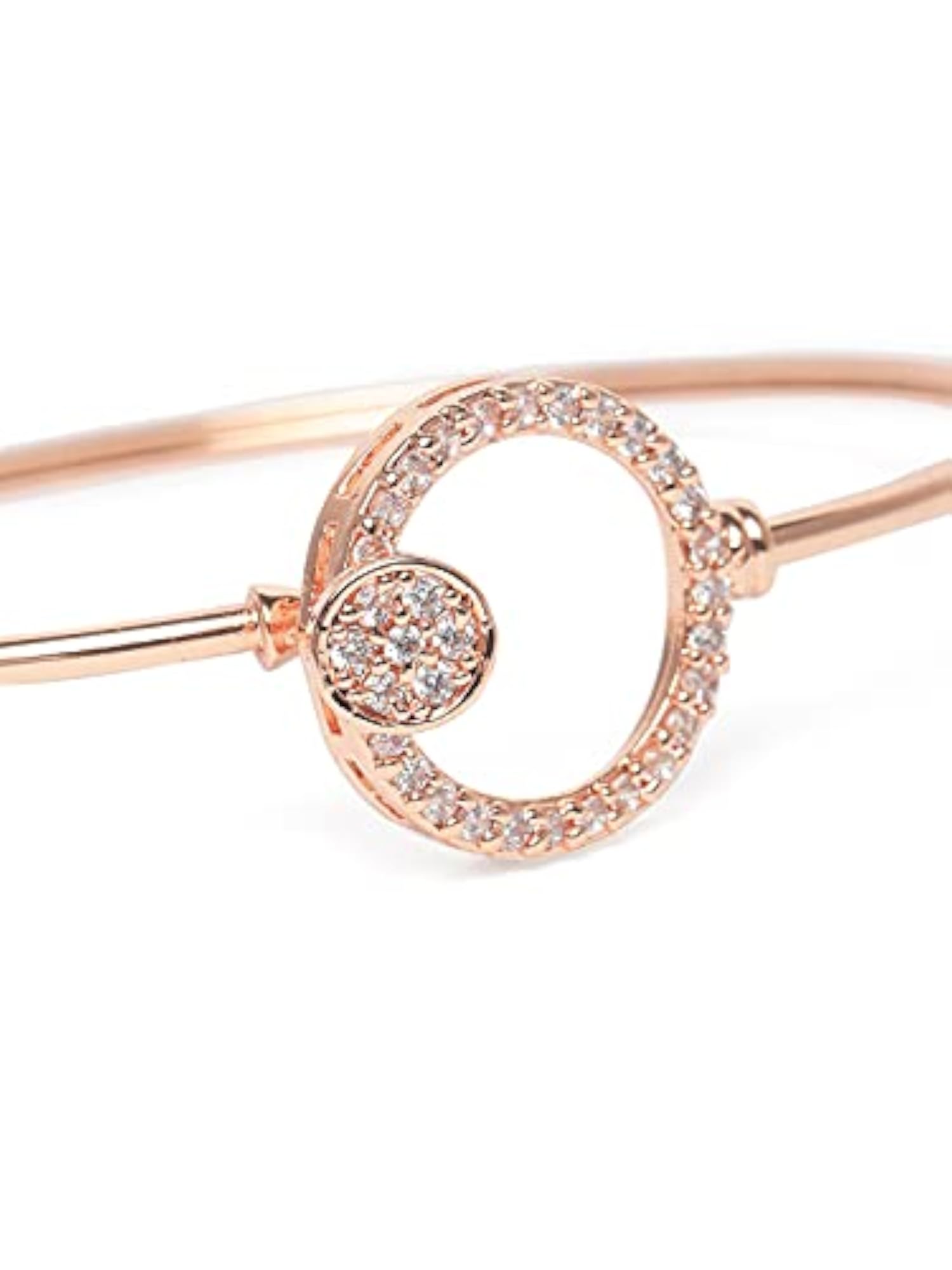 Stylish CZ Brass Kada Bracelet Set for Women