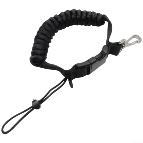 Accarugty Scuba Diving Lanyard SS316 Hook Spiral Tether