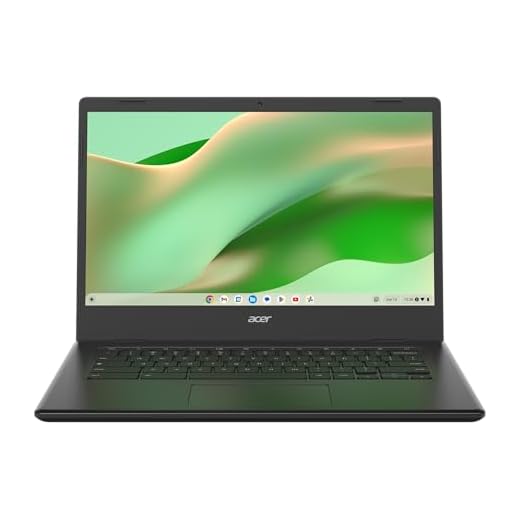 Acer Chromebook 314 (CBOA314-1H-C32M) Laptop, 14" FHD Display, Intel Celeron N4500, 4 GB RAM, 128 GB SSD, Intel UHD Graphics, Google ChromeOS, QWERTZ-Tastatur, schwarz