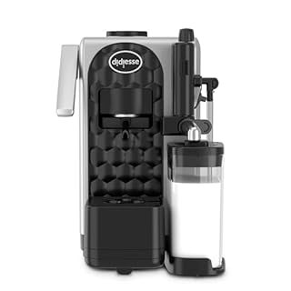 Didiesse MilkSide Macchina Caffè Espresso a Cialde e Latte Caldo, Cappuccinatore, Ampio Serbatoio Acqua da 1.3 L, Consumi 1850W, Funzione Stand-by (Colore Silver)