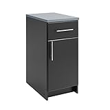 Prepac Elite Storage Cabinet, 16' Base, Black