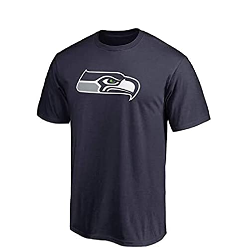 Image of Fanatics NFL Football T-Shirt Seattle Seahawks Primary Logo Tee, blue, XL