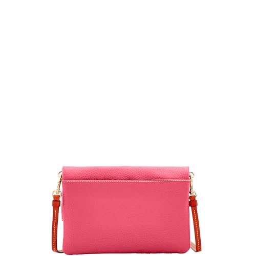 Image of Dooney & Bourke Women's Foldover Zip Crossbody, Small Handbag with Strap