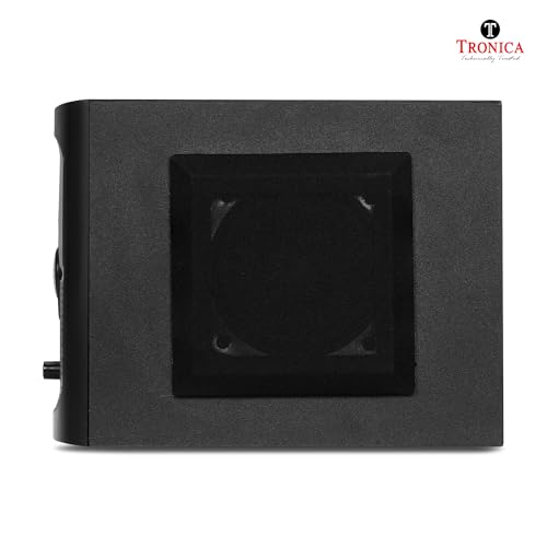 Image of TRONICA Tango Prime 35W 2.1 Bluetooth Home Theater System with 4 inch Woofer, Wooden Subwoofer, Remote Control, USB, Micro SD, FM, AUX, TV & Laptop Compatible, Powerful Bass Multimedia Speakers