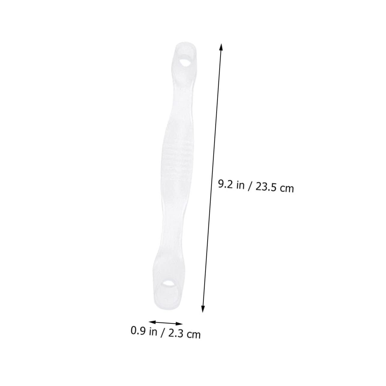 SHERCHPRY 4Pcs Comfortable Separators for Women and Men Tool Transparent Splitters for Bunion Relief Separating Straps Foot Care Accessories